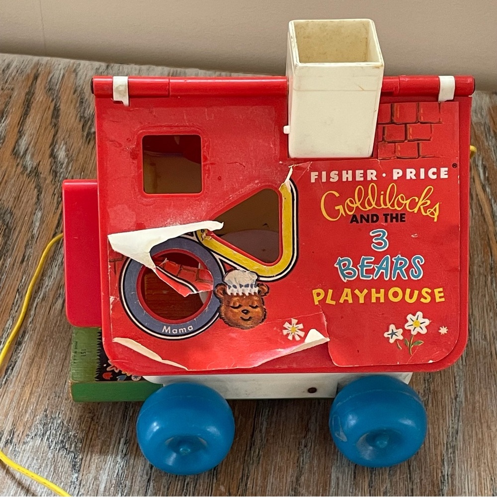 Vintage Fisher-Price Goldilocks & The 3 Bears Playhouse❤️🐻